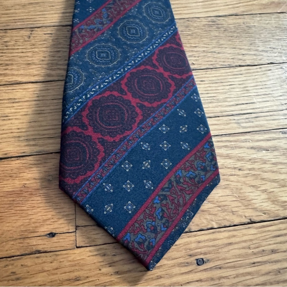 NWT Lanvin Vintage Silk Tie luxury, formal, office, preppy